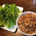 HikariNMY's cooksnap of when they made ✿筍と挽肉のチリ炒め＠レタス包みで✿.