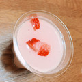 佐藤千's cooksnap of when they made 春爛漫♪いちごのムース・桜添え.