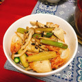 くっくもっさん's cooksnap of when they made ちくわとアスパラのマヨネーズ炒め.