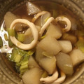 ぼびあばー's cooksnap of when they made イカと大根の煮物.