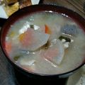 クックBNQ5PD☆'s cooksnap of when they made うちの定番、豚汁。白ごはんがススム～❤.