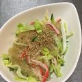 tikariri's cooksnap of when they made きゅうりとカニカマの春雨サラダ.