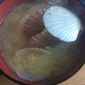 ﾌﾞﾚﾝﾀﾞ's cooksnap of when they made 簡単！ ホタテの稚貝のお味噌汁.