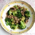 ゆづ七味's cooksnap of when they made とまらない。豚コマとブロッコリー中華炒め.