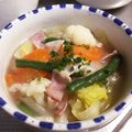 chocoraママ's cooksnap of when they made カリフラワーと白菜のスープ煮.