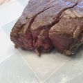 いつの間にかママ笑's cooksnap of when they made 56℃牛サーロインステーキ赤ワインソース.