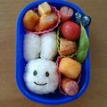 ふうとう's cooksnap of when they made メリーズの白うさぎちゃん＊キャラ弁.