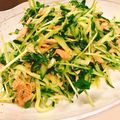 ☆糖質減らしてます☆'s cooksnap of when they made 豆苗ときゅうりとツナのサラダ.