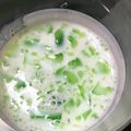ﾊﾞﾀﾞｷﾞﾆ's cooksnap of when they made スガキヤ懐かしの緑のドリンク　再現.