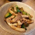 かよひこ's cooksnap of when they made エリンギ&キュウリの辛子ポン酢炒め.
