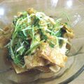 makoto♪'s cooksnap of when they made 水菜✿油揚げのおろしポン酢醤油♡.