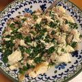 なごり's cooksnap of when they made 超簡単☆とろ～り♡豆腐のニラひき肉炒め.