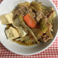 すぎすぎばぁ's cooksnap of when they made 豚こまと白菜のすき焼き風炒め.