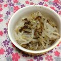 ぽぽきゅ's cooksnap of when they made ダイエットにも♪もやしの海苔ワサビ和え.