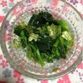 ぽぽきゅ's cooksnap of when they made 菜の花の和え物【レンジで1分20秒】.