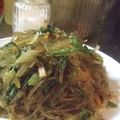 smelly's cooksnap of when they made ♪ 豚トロ ♪ で チャプチェ （잡채）.