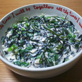 みじゅーくもーの's cooksnap of when they made ほうれん草となばなとひじきの白和え★.