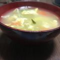 クック9CBLHO☆'s cooksnap of when they made 身体温まる簡単スープ【ネギ卵スープ】.