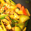 ぽにょこまち's cooksnap of when they made じゃがいもとニンニクの芽と豚肉の炒め物❤.