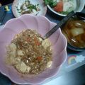 ぴき子's cooksnap of when they made 超簡単♡マーボ豆腐.