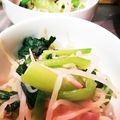 とろりんまま's cooksnap of when they made 小松菜とベーコンともやしの中華炒め.