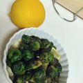 Dellmon's cooksnap of when they made 芽キャベツのレモンガーリックグリル.