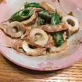dandp's cooksnap of when they made 弁当に竹輪とスナップえんどうの梅マヨ炒め.