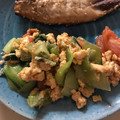 けちゃっぷらんど's cooksnap of when they made 彩り鮮やかチンゲン菜と卵のささっと炒め.