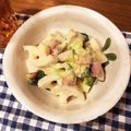 裕☆鹵's cooksnap of when they made 蓮根とブロッコリーの味噌マヨ♪.