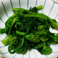 クックVL4391☆'s cooksnap of when they made 菜の花の柚子胡椒和え.