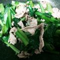 ポニーリボン's cooksnap of when they made 豚肉と小松菜のにんにくレモン炒め･ᴗ･.