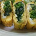 Akiko3008's cooksnap of when they made 卵焼き♡ほうれん草入り.