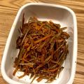 oliveeecup's cooksnap of when they made 【作り置き・お弁当】細切りきんぴらごぼう.