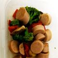 ようかんもちもち's cooksnap of when they made エリンギ＆魚肉ソのカラフルバター醤油炒め.