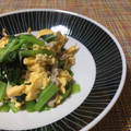 みじょーん's cooksnap of when they made 豚バラと小松菜の卵炒め.