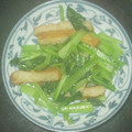 四国三郎's cooksnap of when they made 平天（さつまあげ）と小松菜の中華風炒め物.