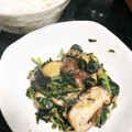ちぃくらげ's cooksnap of when they made 超簡単♫ほうれん草と椎茸のオイマヨ炒め.