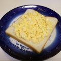 龍青空ママ's cooksnap of when they made チーズと卵のサンドイッチ.