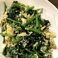 norinori12's cooksnap of when they made 卵とほうれん草とじゃこの炒め.