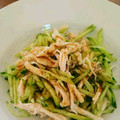 yuki☆0906's cooksnap of when they made 作り置き可◎きゅうりと胸肉の柚子ごま和え.
