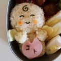 ﾋﾟﾝｸ☆ﾏｶﾛﾝ's cooksnap of when they made にこにこ♪赤ちゃん＊キャラ弁.