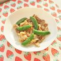 あやちん０８１６'s cooksnap of when they made 豚肉とスナップえんどうのオイスター炒め.