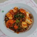 イチゴ、イチゴ。's cooksnap of when they made 豆腐とエビのチリソース.