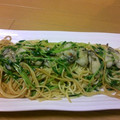 Haru Haru's cooksnap of when they made 牡蠣と豆苗のパスタ　山椒風味.