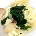 クックモエギ's cooksnap of when they made 舞茸と春菊のフェットチーネ.