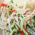 湊ひぃろ's cooksnap of when they made ☆彩りバッチリ！もやしの酢の物☆.