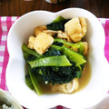 ＊yuki＊0811's cooksnap of when they made 小松菜と油揚げの煮びたし。.