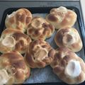 ふ～こ♪'s cooksnap of when they made HBで♡ふわとろマシュマロパン.