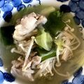 izumin511's cooksnap of when they made 鶏肉とレタスのうま塩スープ.