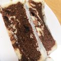 さぶさぶこ's cooksnap of when they made HM☆レンジで簡単マーブルスポンジケーキ.